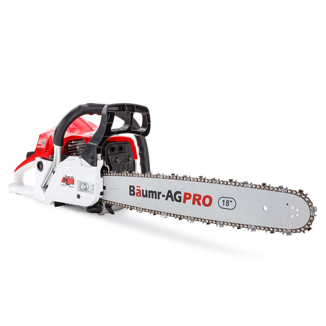 Baumr-AG 45CC Petrol Chainsaw Commercial 18 Bar Chain